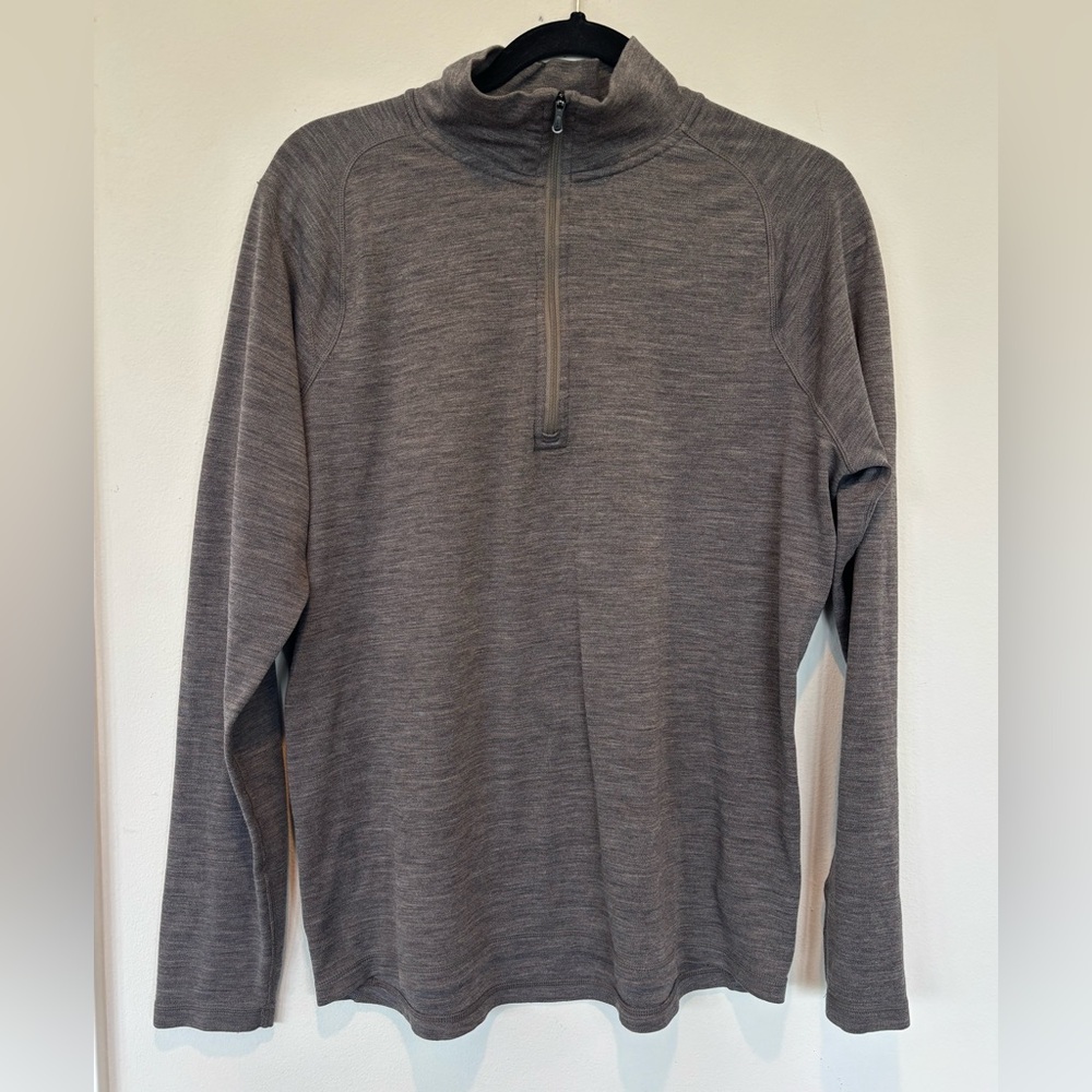 Smartwool Men's Half-Zip Pullover Sweater - Heather Gray 051
